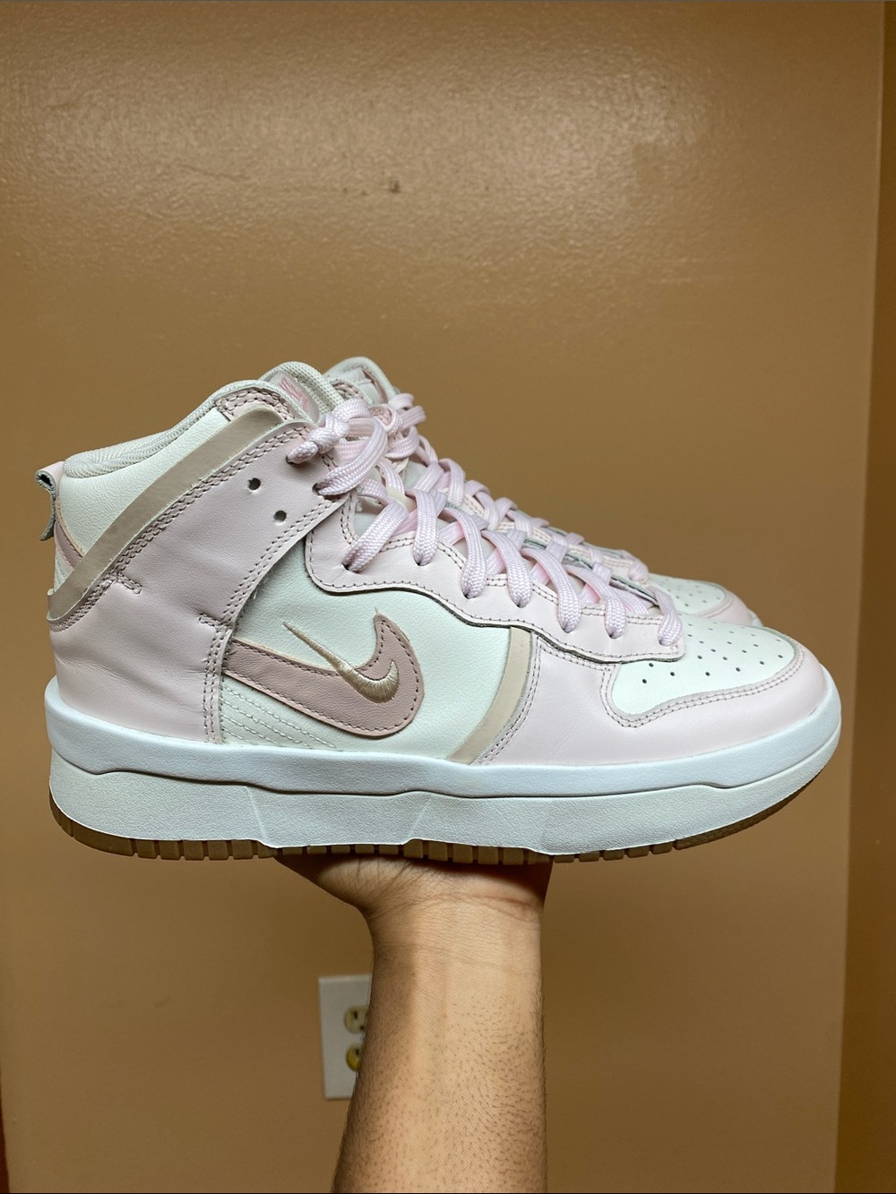 Nike Dunk High Up Rebel “Pink Oxford” Size 9.5 DH3718-102